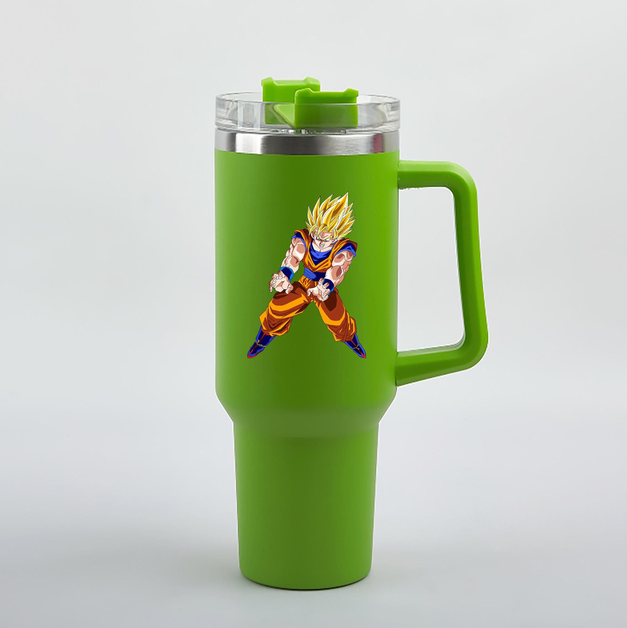（画像用） ドラゴンボール 孫悟空（そん ごくう）Son Goku カカロット DRAGON BALL Kakarotto 1200mL車用タンブラー（カラープリント）